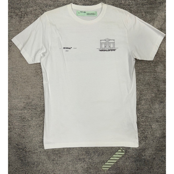 Off-White Hirshleifers Bedroom Capsule 2018 White Short Sleeve T-Shirt Medium M - Picture 2 of 16